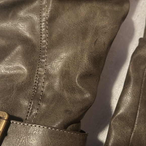 White Mountain Women’s ‘Layton’ Wide Calf Heeled Boots Khaki Green Color Size 9 - Picture 8 of 16